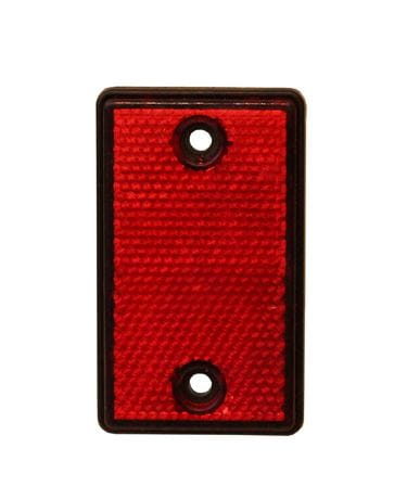 Red post reflector