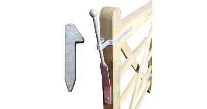 Galvanised Spring catch gate set