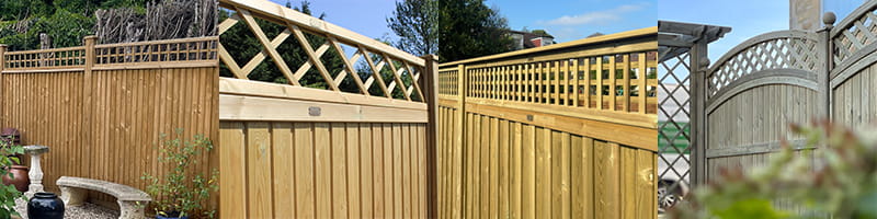 Fence top trellis options