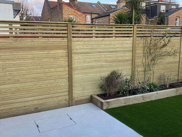 contemporary fencing canterbury combi