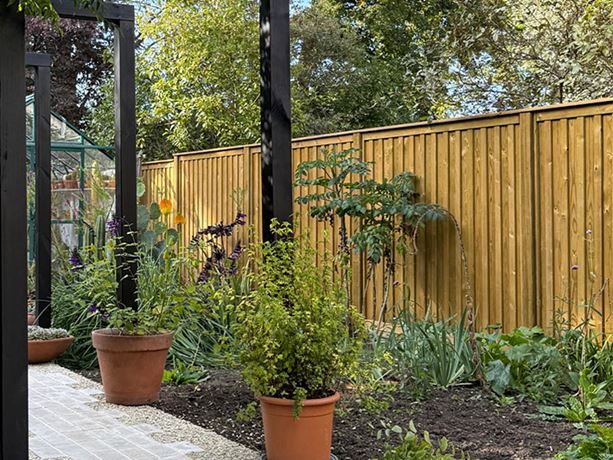 chilham heavy double sided fence panels