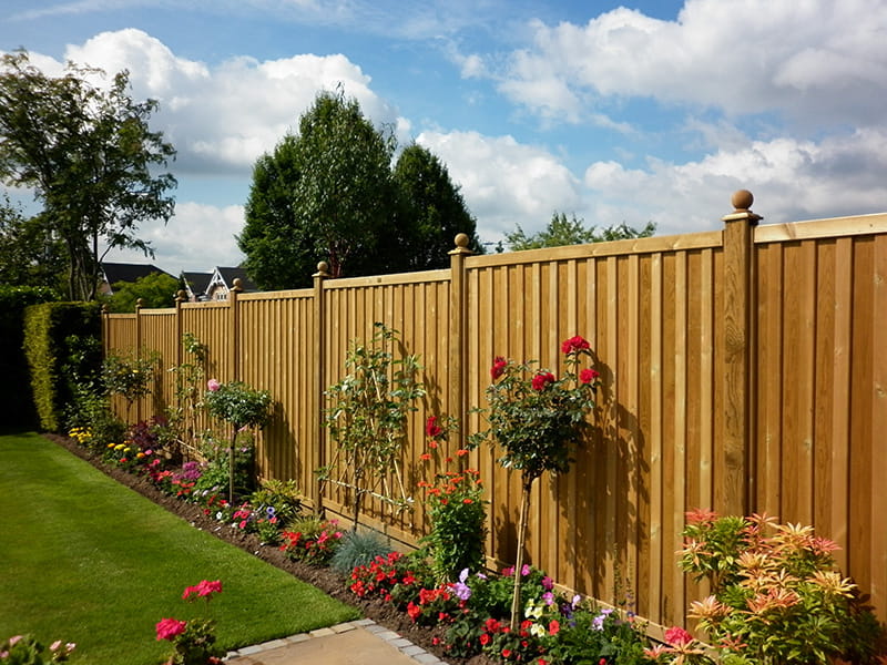 Fence panels modern solid