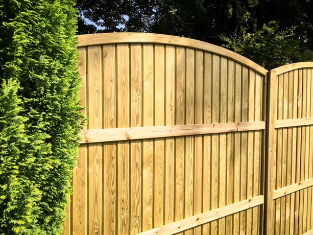 Convex Tongue And Groove Panels Rear View