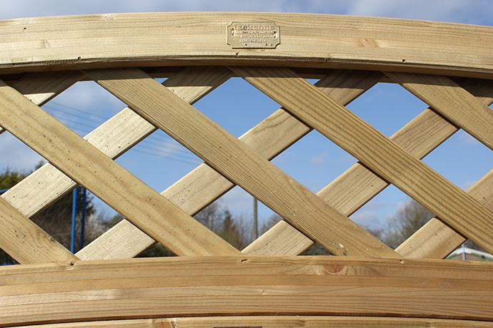 Trellis with arched top