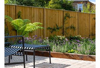 Flat Top Featherboard Fence Panels