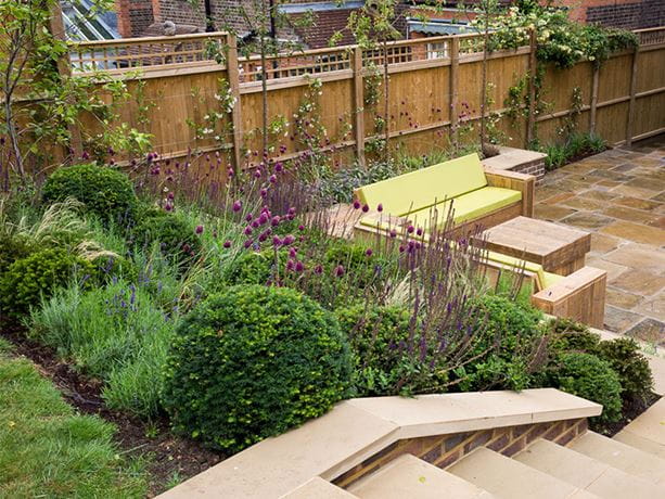 Rear View of Featherboard Fence Panels