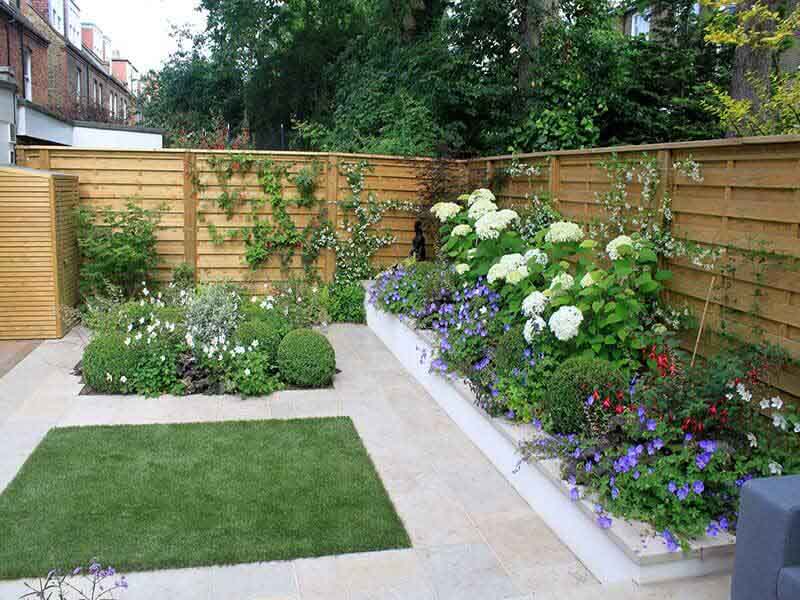 contemporary horizontal fence panels