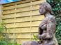 contemporary horizontal hit and miss slatted fence panels