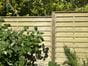 Slatted fence panels
