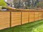 horizontal tongue and groove fence run