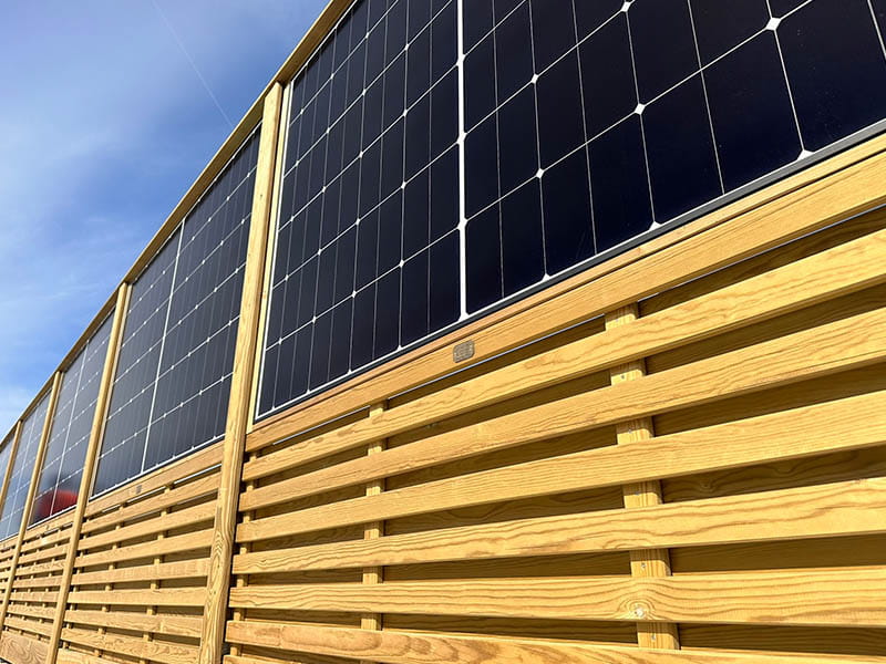 jaksun solar fence panel