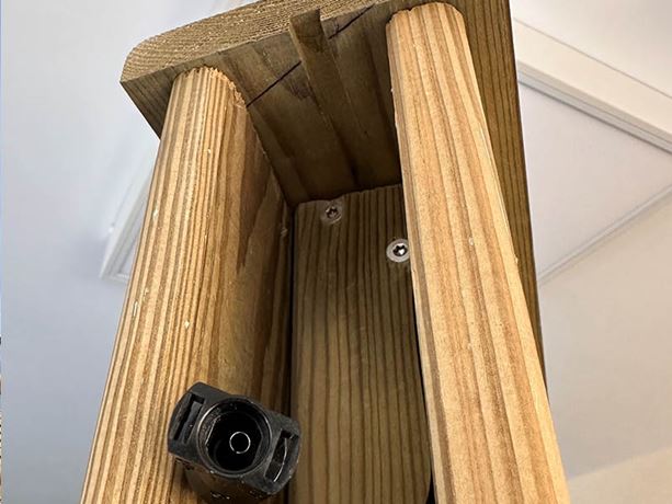 Solar panel connector