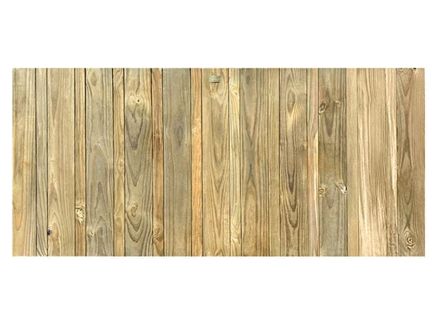 pine groove single fence panel