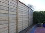 rear view of the fence panel