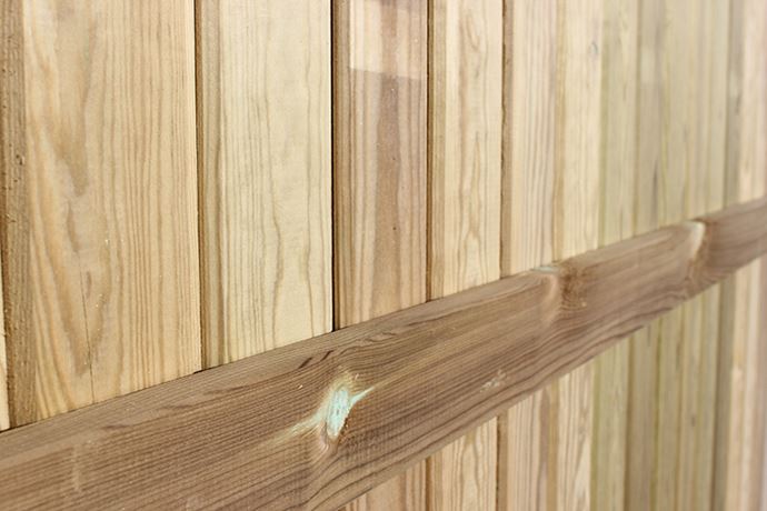 Tongue and Groove garden fencing