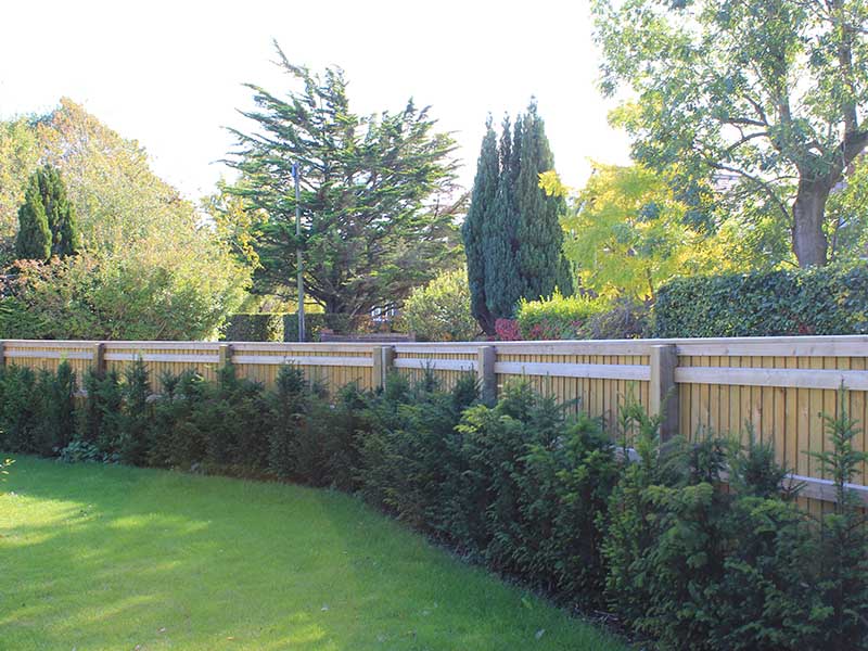 installing fencing at odd angles