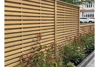 Venetian Hit And Miss Fence Panels
