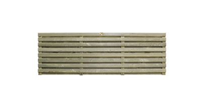 Frameless Venetian Hit and Miss Panel