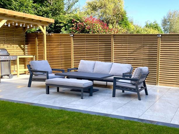 slatted hit and miss fencing