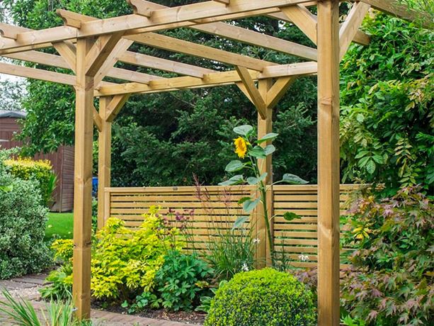 venetian-fence-panels-with-pergola