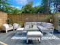 Outdoor seating area fencing