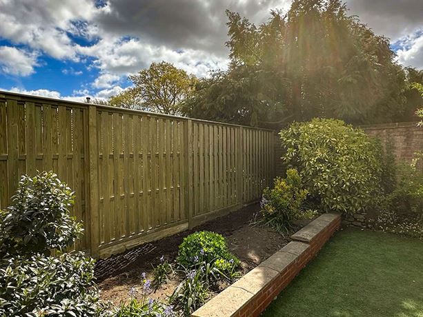 Hit and Miss Fence Panels Vertical