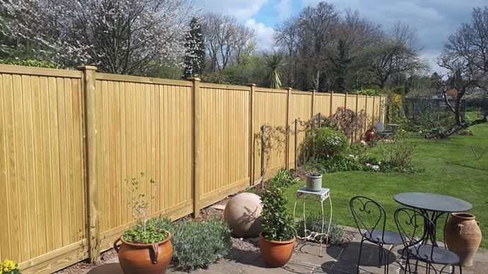 tongue and groove fence panel
