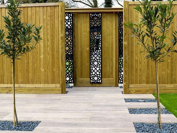 tongue and groove fence panels designer garden