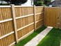 Rear of Vertical Tongue and Groove Effect Fence Panels