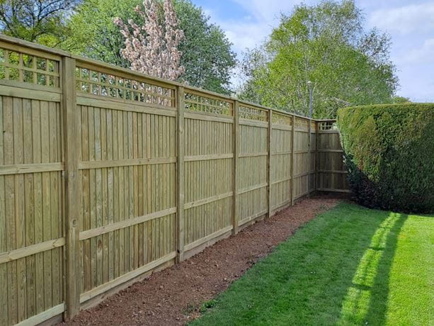 Rear of Vertical Tongue and Groove Effect Panels