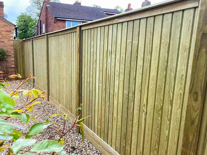 Flat Top Tongue And Groove Fence Panels Jacksons Fencing