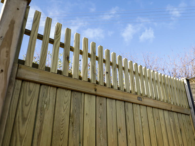 viking curved fence panel topper