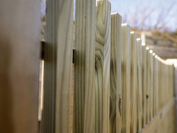 viking fence panel topper detail