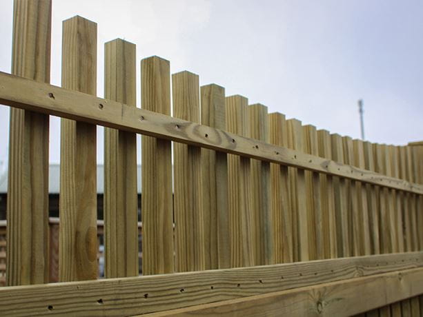 viking fencing panel topper