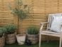Interwoven fence panels