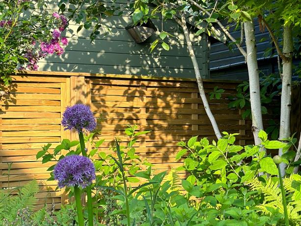 natural woven fence panels