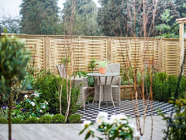 traditional woven style fence