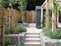 woven fence panels stepped