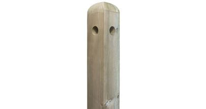 Metal Silver Rail Corner Post