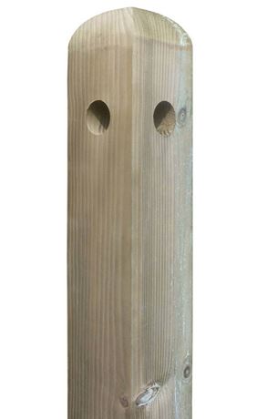 Metal Silver Rail Corner Post