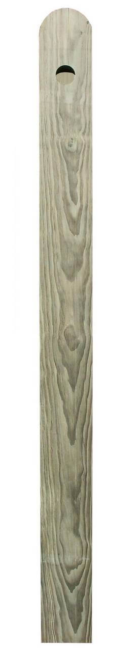 Silver Rail End Post