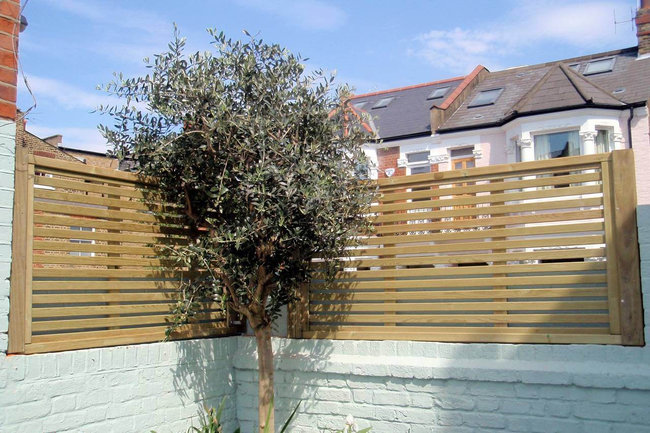 900mm Venetian Panels on a wall