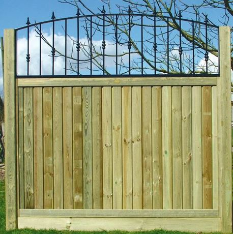 Concave Railing Topper Panel