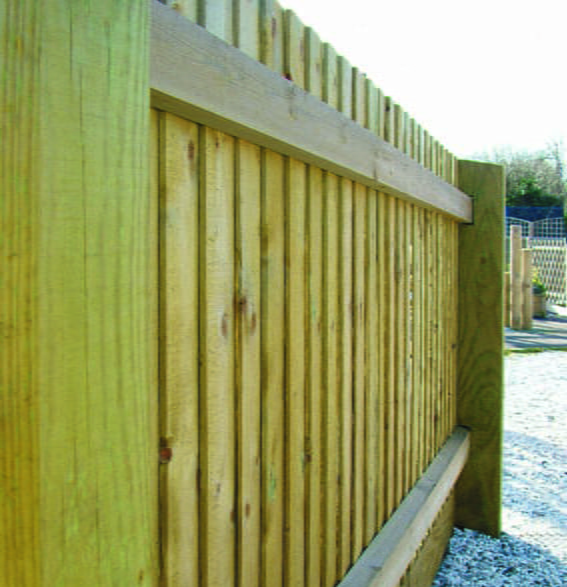 Back view of featherboard