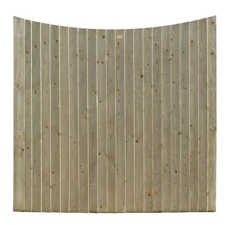 featheredge fence panel arched