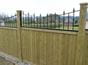Fence panels and railing