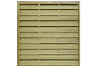 1.83m High (6FT) x 1.83m Wide Hit & Miss Fence Panel