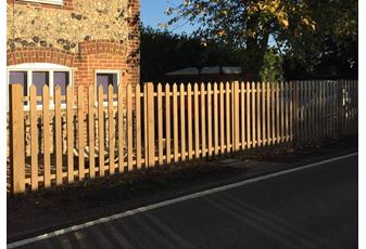 Pointed Palisade Fence Panels