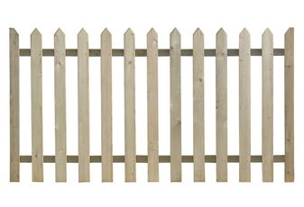 1.2m High Pointed Pale Picket Panel
