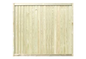 1.65m High (5.5FT) x 1.83m Wide Vertical Tongue & Groove Effect Panel
